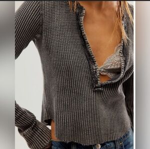 Free People One Colt Thermal Top size large